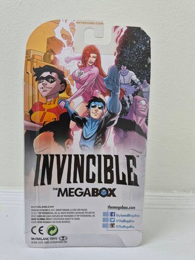 Invincible Bloody Blue Suit Variant Figure Mcfarlane Toys Skybound Megabox