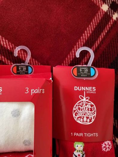 Girls tights Xmas