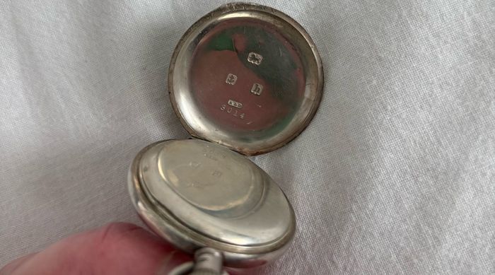 Antique Silver Half Hunter pocket watch
