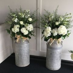 Two Milk Churns for Hire
