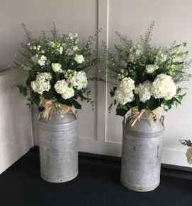 Two Milk Churns for Hire