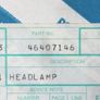 LH Headlamp (Fiat Punto 176 LHD) Image 2