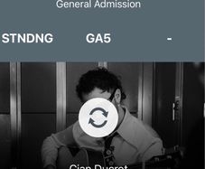 Two standing Cian Ducrot tickets July 3rd
