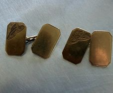 9 Ct Gold Cuff Links