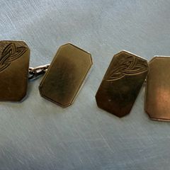 9 Ct Gold Cuff Links