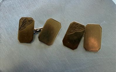9 Ct Gold Cuff Links