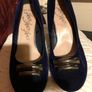Navy Shoes size 7 Image 2