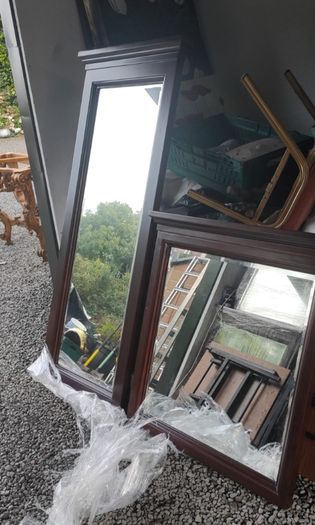 Solid Mahogany mirrors