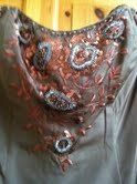 Beautiful Monsoon 100% Silk beaded dress