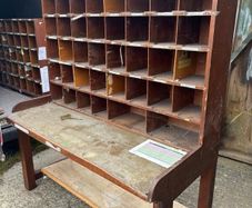 Post office sorting tables