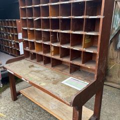 Post office sorting tables