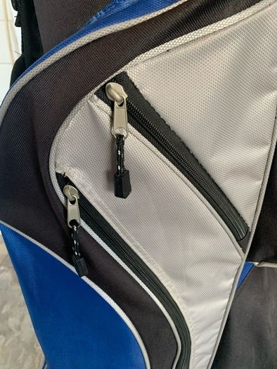 Blue Spalding Golf bag With removable rain-cover