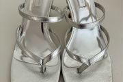 Size 3 Silver Heels by Penney's