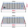Family Pool 3x3x1m Steel Frame Pool Garden Pool Steel Tubular Pool Swimming Pool Image 4