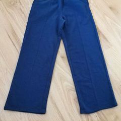 Women's navy wide leg joggers