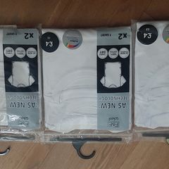 White T Shirts F & F - Brand New
