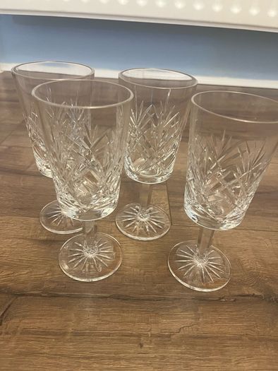 Crystal glasses 4 pieces