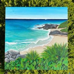 Handpainted Seascape
