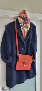 CREENSTONE navy blue virgin and alpaca wool mix Sz 44 (Fit 14-16uk) - Rrp 429 (New)