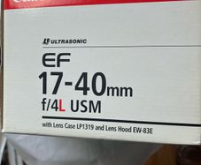 Canon 17-40 f4L USM Lens