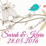 Personalised Wedding Coasters Print name date & any text! 10 Designs! Image 5