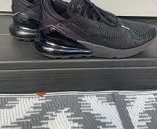 Nike Air Max 270 trainers in a triple black