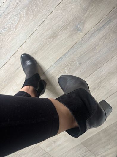 Clarks Leather Suede Boots
