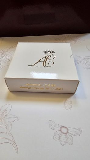 2021 Monaco Proof Marriage Prince Albert II