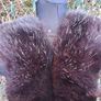 Art Deco 4ft Real Black Fox Fur Stole(Super Rare) Image 9