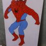 Large painted double side spiderman on board Image 2