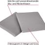 Set of 2 Poly Rattan Garden Chairs with Cushions and 2 Cover Sets and Stainless Steel Screws Grey / Light Grey Image 2
