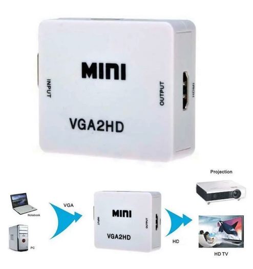 VGA To HDMI HDTV Video Converter Adapter VGA2HDMI For PC Laptop TV Monitor A130