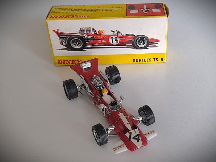 Diecast Vintage French Dinky Toys Surtees TS5 F5000 1969 - Near Mint Original Condition/Very Good Box