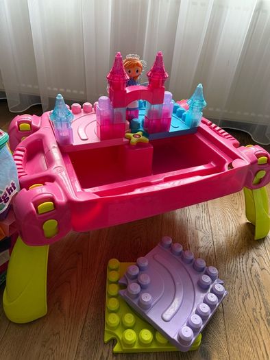 Mega Bloks Table and Two bags of bloks