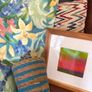 Vintage 1993 Harlequin Fabric 3.5m - Jo Bound 'Kenitra' Tropical Floral Material Image 7