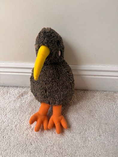 Moana Road Kiwi The Kiwi Soft Toy approx. 25cm. Used Please see photos