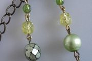 Necklace - M&amp;S - Shades of Green