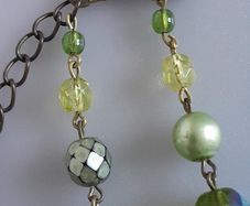 Necklace - M&S - Shades of Green