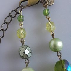 Necklace - M&S - Shades of Green