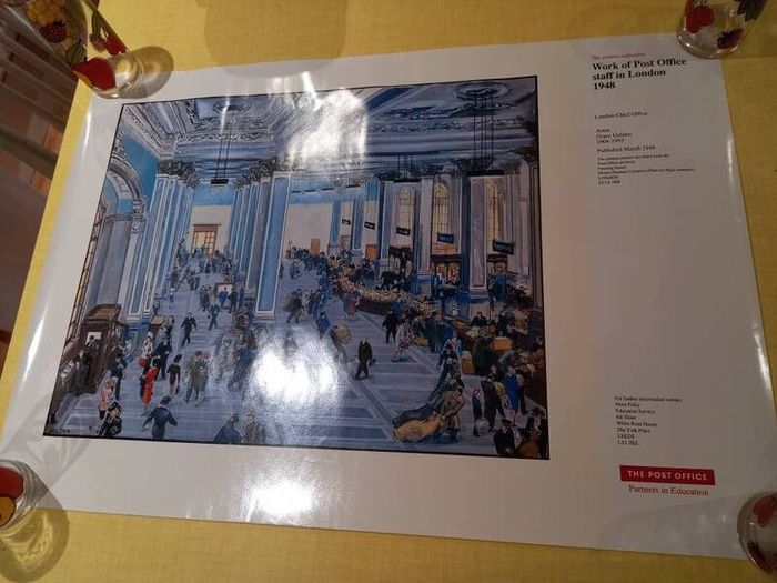 Vintage Posters Post Office Grace L. Golden
