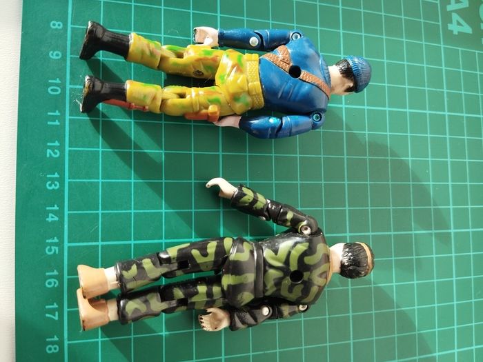 The Corps! Vintage Action Figures  John Eagle & Dragon Han 15 for both