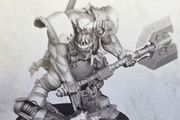 Warhammer 40k: Armageddon. Ork Bigboss. New on sprue