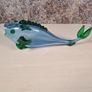 Glass fish ornament  blue and green DAMAGED Image 5