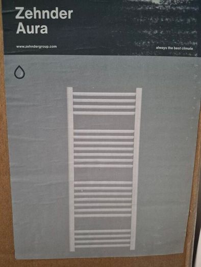 Heated Towel rads Zehnder Aura brand