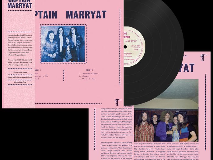 Captain Marryat - Self Titled Vinyl LP Rare 180g