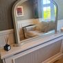 Overmantle Mirror Cream/Light Beige Image 5