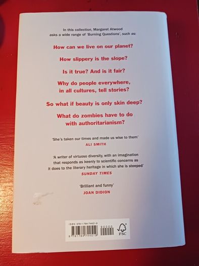 Margaret Atwood/ Burning Questions/2022