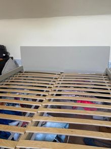 IKEA NEIDEN Double Bed Frame with Slats