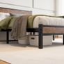 King Size Bed Frame with Wooden Headboard Bed Frames Image 4
