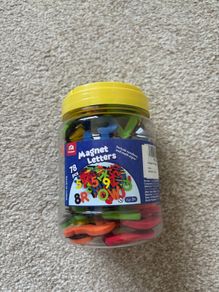 Magnet letters and numbers